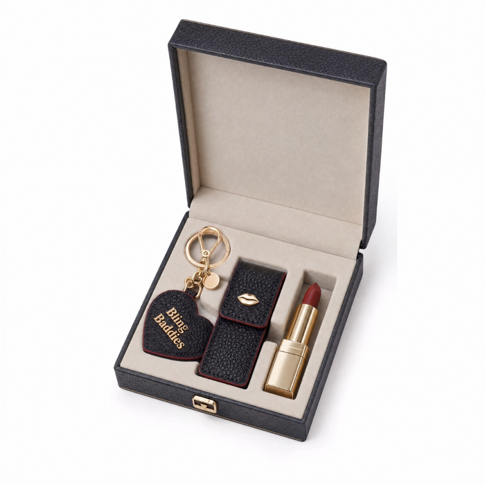 Glow Series 1 - Vegan Leather Lipstick & Mirror Set