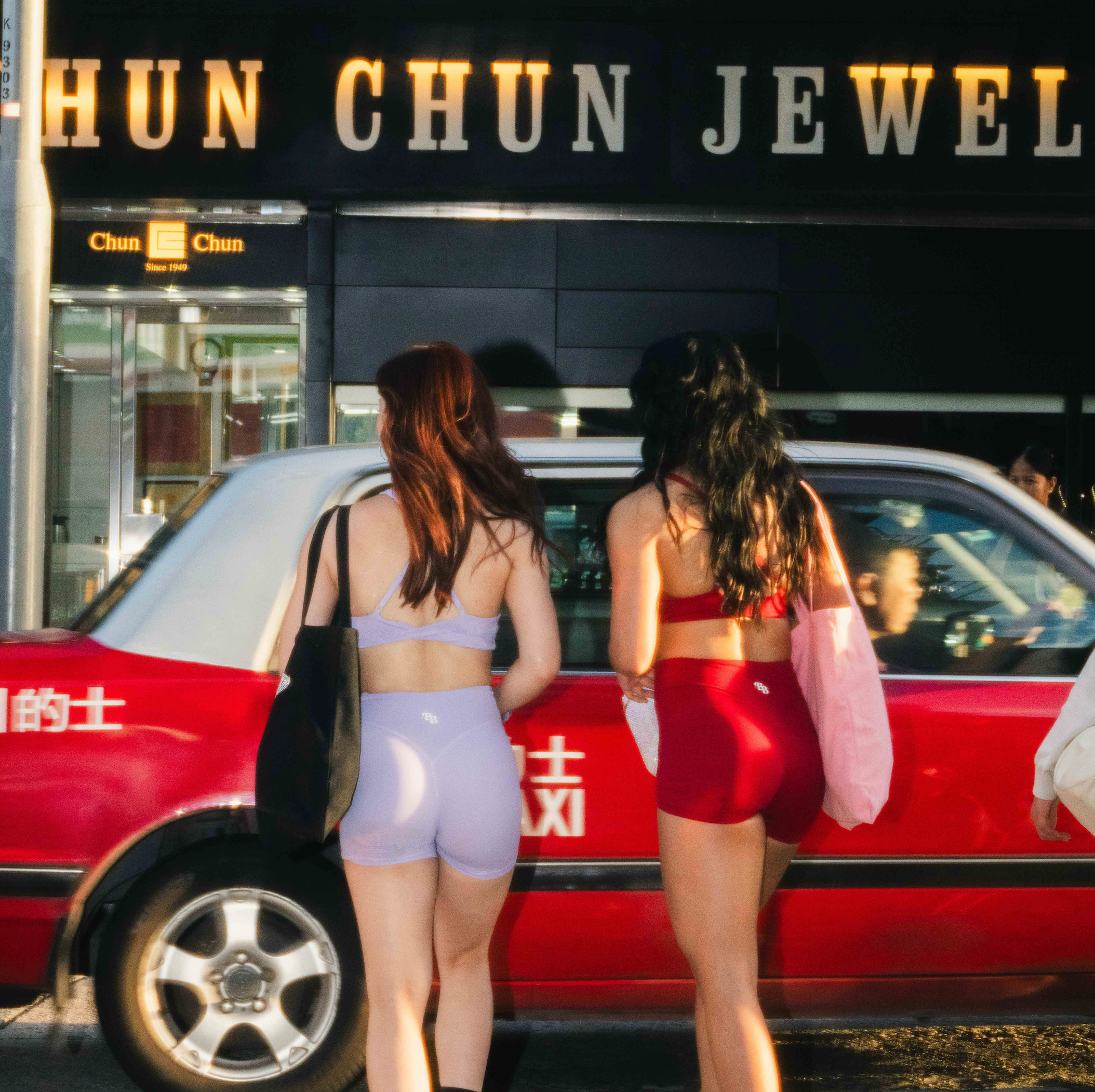 OG BADDIE - Wrap Shorts (Lavendar)