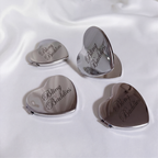 Glow Series 1 - Sculpted Heart Compact Mirror