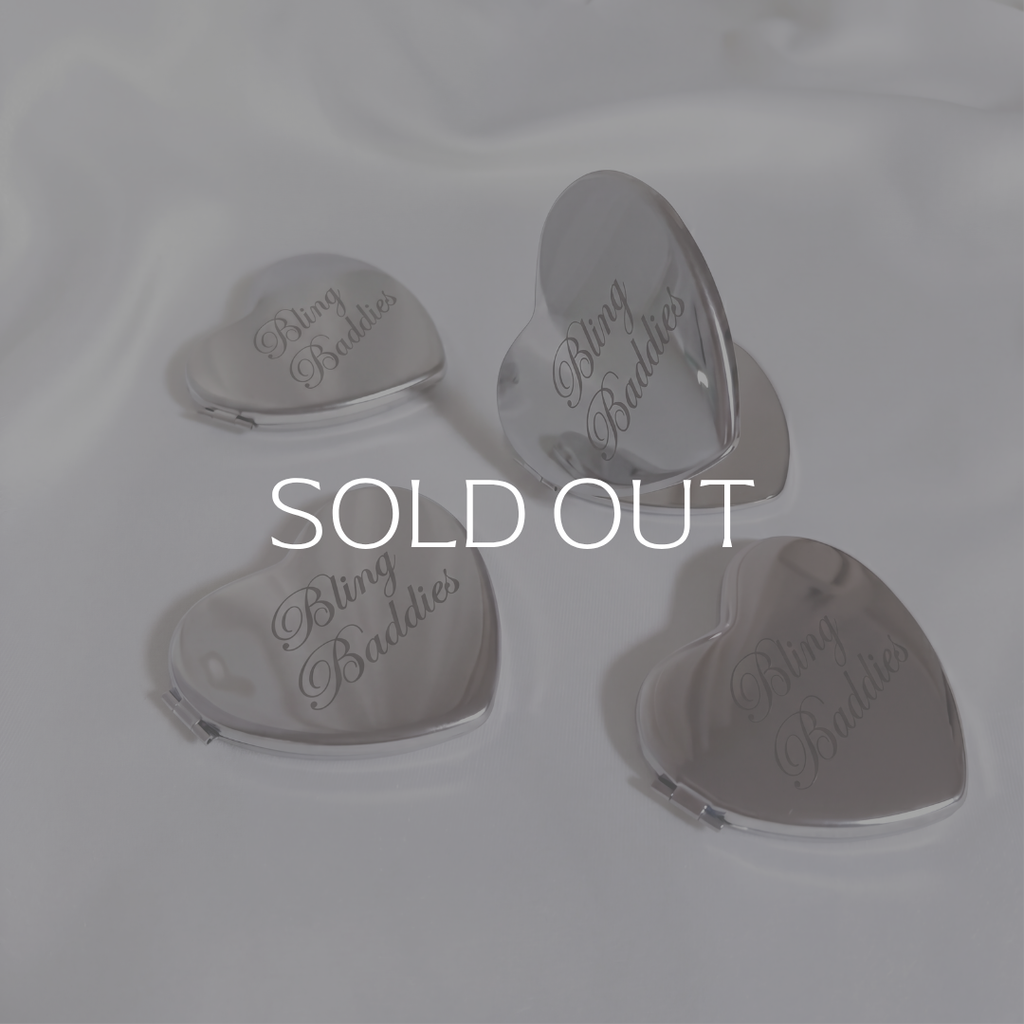 Glow Series 1 - Sculpted Heart Compact Mirror