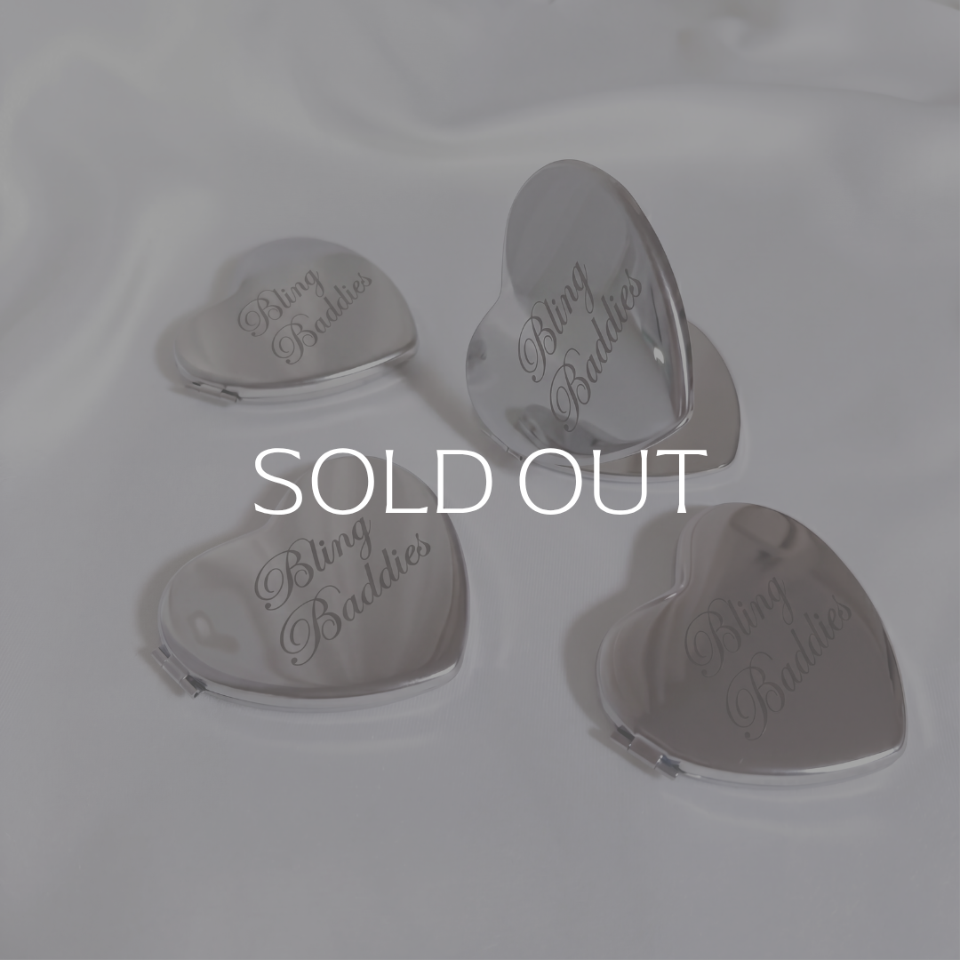 Glow Series 1 - Sculpted Heart Compact Mirror