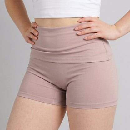 Summer Limited Collection ✦ Hidden Scrunch Foldover Shorts (Ballet Pink)