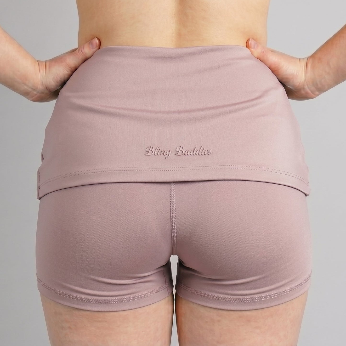 Summer Limited Collection ✦ Hidden Scrunch Foldover Shorts (Ballet Pink)