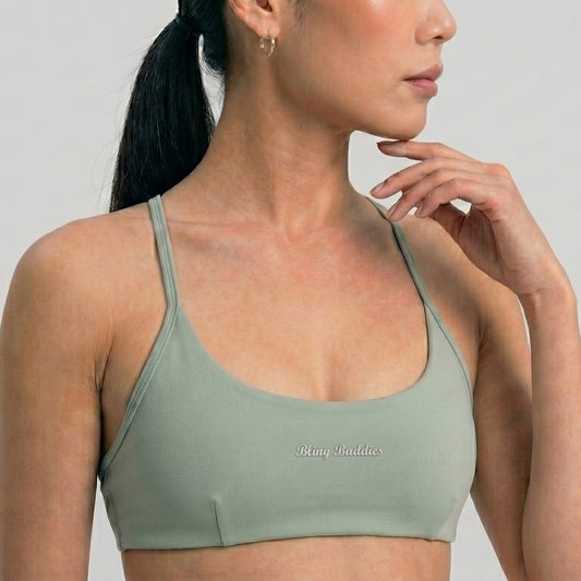 Summer Limited Collection ✦ Lily Strappy Bra (Matcha)