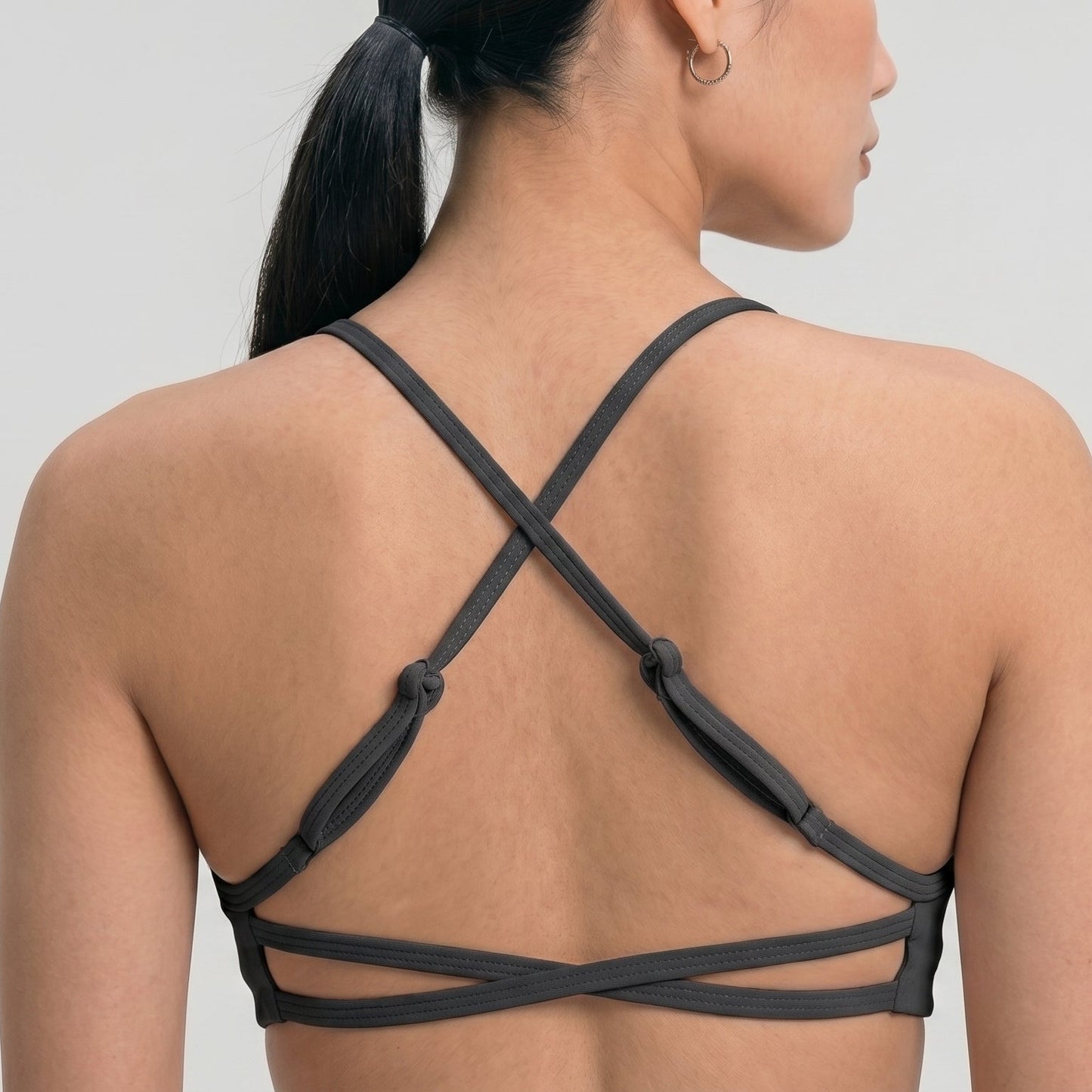 Summer Limited Collection ✦ Lily Strappy Bra (Black)