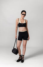 Rhinestone MIA High Support Double-Layered Bra ✦ Midnight Collection