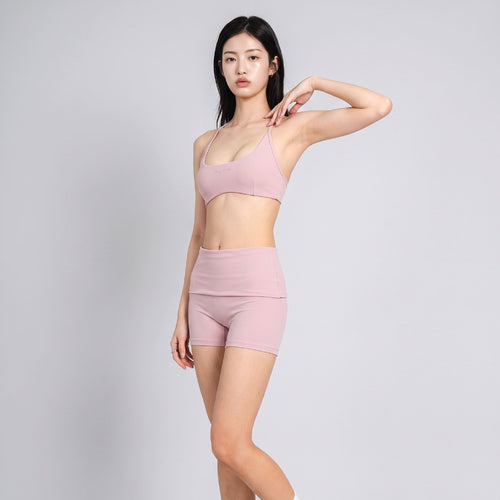 Hidden Scrunch Foldover Sports Shorts ✦ Summer Limited Collection