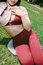 VIRGINIA Halter Top 掛頸上衣 - 玫瑰紅 (可拆式胸墊) - Rose綻放限定系列