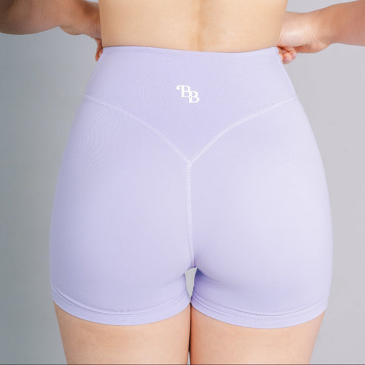 OG Baddie - Mia Wrap Shorts (Lavender)