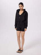 Rhinestone KISSES Zip Hoodie ✦ Midnight Collection